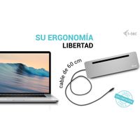 Miniatura 8 de I-TEC USB-C ERGO 3X LCD DOCK METAL ERGONOMIC 4K DOCK PD 100  W