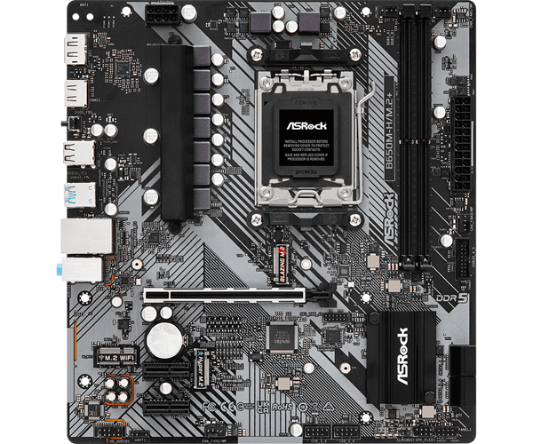 asrock amd  b650m-h m.2+ socket am5