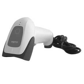 SCANNER-CODIGO-DE-BARRAS-APPROX-APPLS22WH-BLANCO-2D-1D-INTERFAZ-USB--DISPARO-MANUAL-O-AUTOMATICO-AVISADOR-DE-LECTURA-POR-LED-Y-BEEPER-CON-SOPORTE