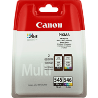 PACK CARTUCHOS CANON PG-545 + CL-546