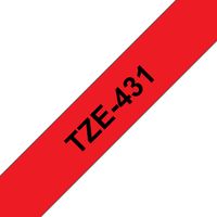 Miniatura 2 de Tape/12mm black on red f P-Touch TZE