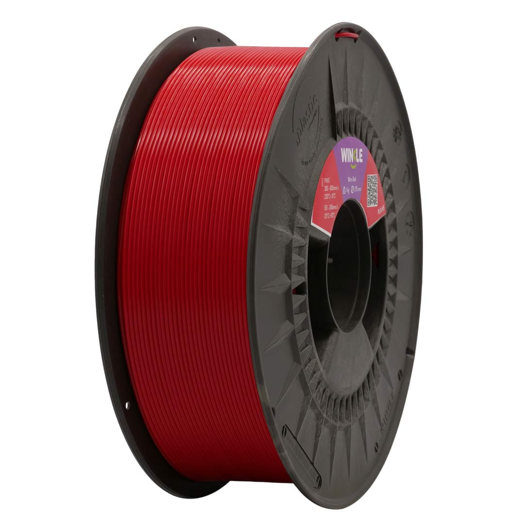 winkle filamento impresora 3d pla high speed  color rojo diablo  175 mm  1000 gr