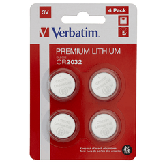 LITHIUM BATTERY CR2032 3V 4 PACK