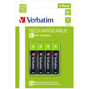 RECHARGEABLE BATERY AAA 4 PACK/HR03