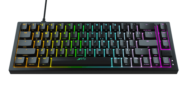 Xtrfy Telcado K5 Negro Compacto RGB Gaming Hot-Swappable