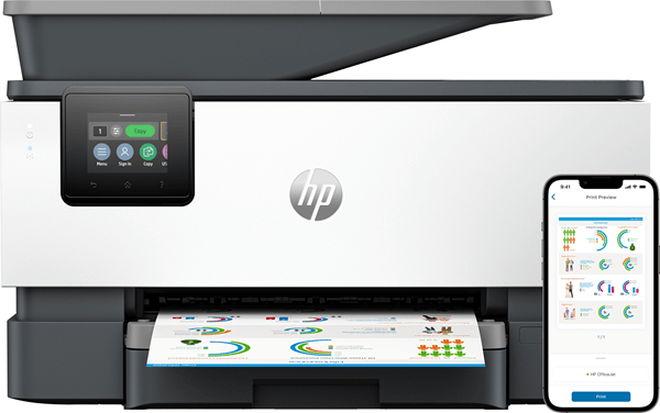 HP OfficeJet Pro Multifunción A4Wifi Thermal Inkjet Dúplex Impresora multifunción HP OfficeJet Pro 9120b, Color, Impresora para Home y Home Office, Im