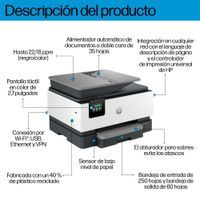 Miniatura 10 de HP OfficeJet Pro Multifunción A4Wifi Thermal Inkjet Dúplex Impresora multifunción HP OfficeJet Pro 9120b, Color, Impresora para Home y Home Office, Im