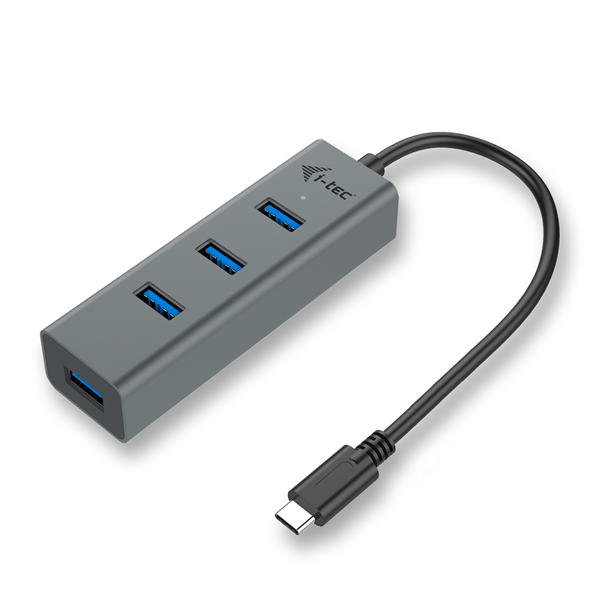 hub usb-c metal 4 port