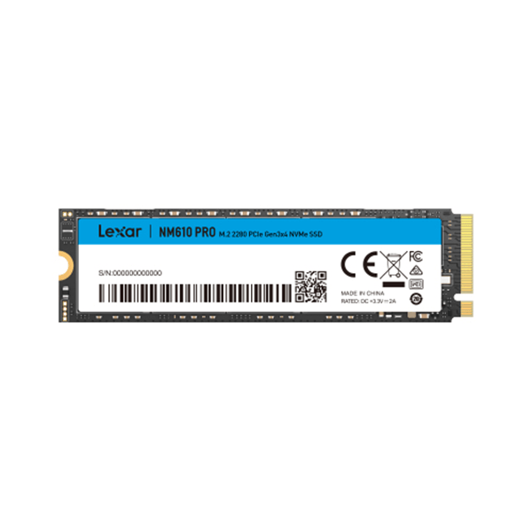 lexar  nm610 pro  ssd 500gb m.2  3300mb s pci express 3.0 nvme