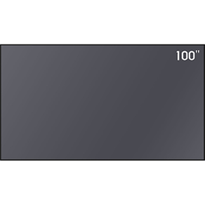 (D) MI AMBIENT LIGHT REJECTING PROJECTOR SCREEN 100