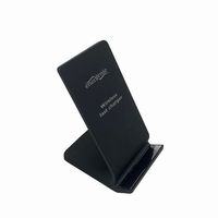 Miniatura 1 de SOPORTE DE TELEFONO GEMBIRD CON CARGADOR INALÃ?ÂMBRICO , 10 W, COLOR NEGRO