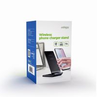 Miniatura 4 de SOPORTE DE TELEFONO GEMBIRD CON CARGADOR INALÃ?ÂMBRICO , 10 W, COLOR NEGRO