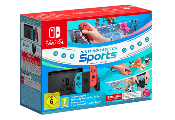 nintendo switch neon + sports pack