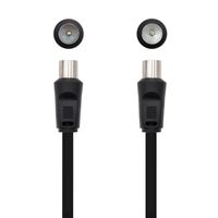 Miniatura 3 de CABLE ANTENA NANOCABLE COAXIAL MACHO A COAXIAL HEMBRA 1.8METROS NEGRO 10.26.0202