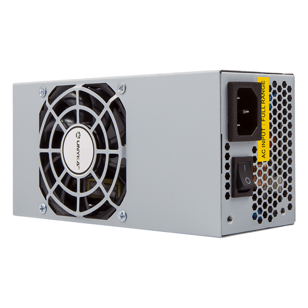 Fuente Alimentación 350W UNYKA TFX 350W 80 PLUS Bronze Non-Modular Silver