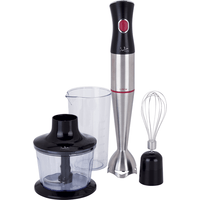 Miniatura 1 de BATIDORA JATA 1000W DOBLE CUCHILLA ACERO INOX - REGULADOR ELECTRONICO VELOCIDAD INCLUYE BATIDOR + PICADORA + VASO MEDIDOR BT177
