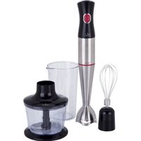 Miniatura 2 de BATIDORA JATA 1000W DOBLE CUCHILLA ACERO INOX - REGULADOR ELECTRONICO VELOCIDAD INCLUYE BATIDOR + PICADORA + VASO MEDIDOR BT177