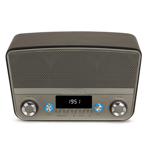 ALTAVOZ-VINTAGE-AIWA-BSTU-750BK-BLUETOOTH-5.0-SALIDA-50W-RMS-USB-RADIO-FM-ACABADO-POLIPIEL-Y-TITANIO-METALICO