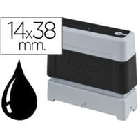 SELLO TINTA STAMP BLACK 14 X 38 MM UNITARIO PR1438B