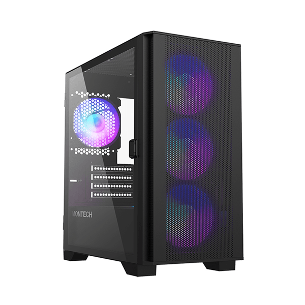 Caja MONTECH AIR 100 ARGB RGB Negro