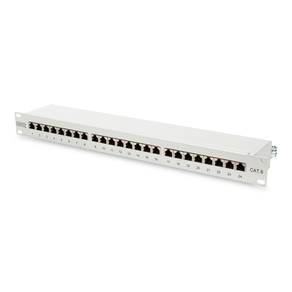 PATCH-PANEL-DIGITUS-CAT6-CLASE-E-SIN-APANTALLAR--24-PUERTOS-RJ45-1U-RACK-NEGRO