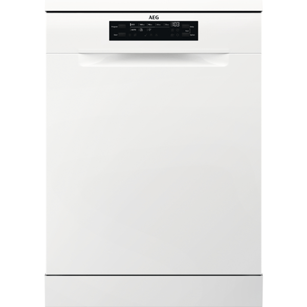 LAVAVAJILLAS 60 CM AEG FFB74927ZW C 14 CUBIERTOS BLANCO