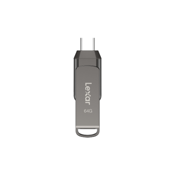 lexar 64gb dual type-c and type-a usb 3.1 flash drive, up to 130mb s read