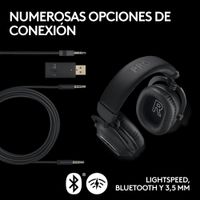 Miniatura 6 de HEADSET LOGITECH WIRELESS GAMING PRO X 2 LIGHTSPEED BLACK P/N: 981-001263