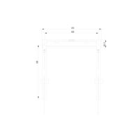 Miniatura 4 de SOPORTE DE PARED FIJO EQUIP 650363 PARA PANTALLA 32"- 55" SLIM DISTANCIA A PARED FIJO 9mm/11mm VESA
