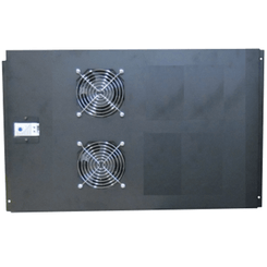 WP FAN TRAY FOR RNA (600 DEPTH)  WITH 2 FANS AND THERMOSTAT, BLACK  (WPN-ACS-N060-2)