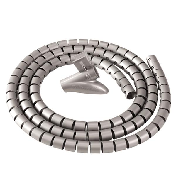 ORGANIZADOR CABLES ZIP 2M PLATA FELLOWES 9929801