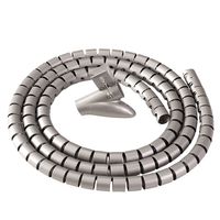 Miniatura 2 de ORGANIZADOR CABLES ZIP 2M PLATA FELLOWES 9929801