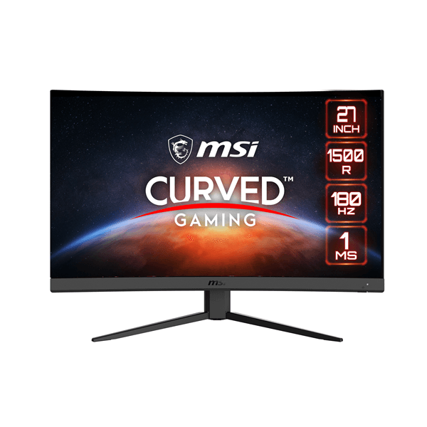 monitor  gaming msi g27c4 e3 27  va 1920 x 1080  180hz  1ms  2 x hdmi  curvo