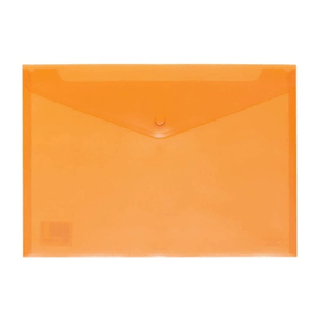 SOBRE-POLIPROPILENO-FOLIO-SOLAPA-C-BROCHE-PLASTICO-NARANJA-CARCHIVO-342K52