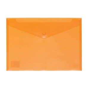 SOBRE-POLIPROPILENO-FOLIO-SOLAPA-C-BROCHE-PLASTICO-NARANJA-CARCHIVO-342K52
