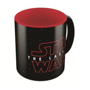 TAZA-CERAMICA-NEGRA-ROJA-LOGO-STAR-WARS-EP-VIII---------------------------------