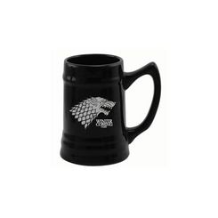 JARRA CERAMICA STARK NEGRA JUEGO DE TRONOS