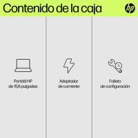 Miniatura 9 de PORTATIL HP 15-fd0031ns CORE i3-N305 HASTA 3.8GHZ/ 8GB /256GB SSD/ 15.6" FHD/ W11H