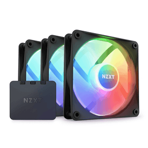 VENTILADOR CAJA NZXT 3 X F120 RGB CORE BLACK  RF-C12TF-B1