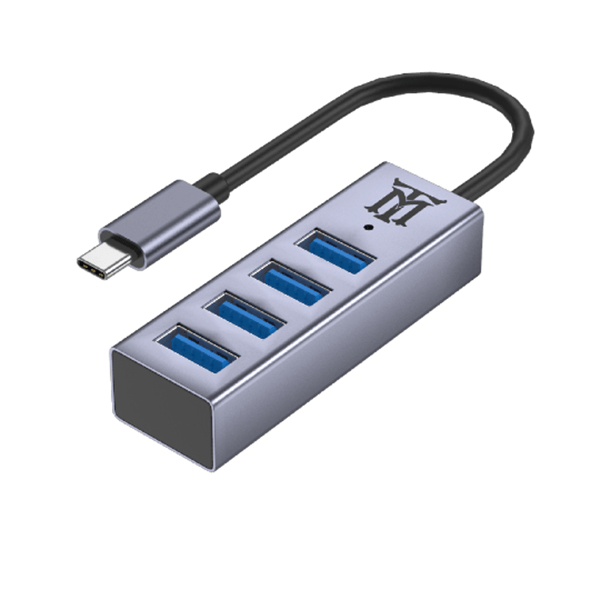 hub maillon premium tipo c 3.1 to usb 3.2 aluminio 4.1