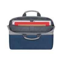Miniatura 14 de RIVACASE 7532 Grey/blue Prater Maletín 15,6 gris-