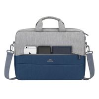 Miniatura 16 de RIVACASE 7532 Grey/blue Prater Maletín 15,6 gris-