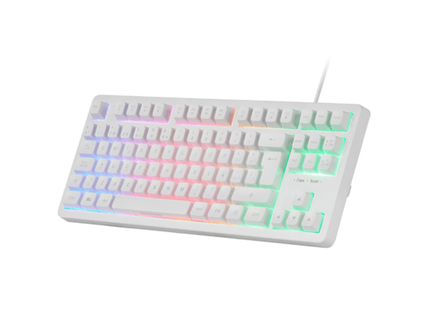 Mars Gaming Teclado MK023 TKL FRGB Blanco