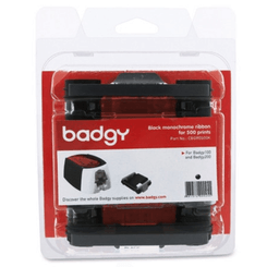 CONSUMIBLE MONOCROMO NEGRO PARA 500 IMPRESIONES BADGY CBGR0500K