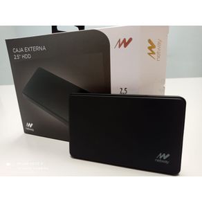 CAJA-EXTERNA-HDD-2.5--RUBBER-NETWAY-SATA-USB-3.0-NEGRO