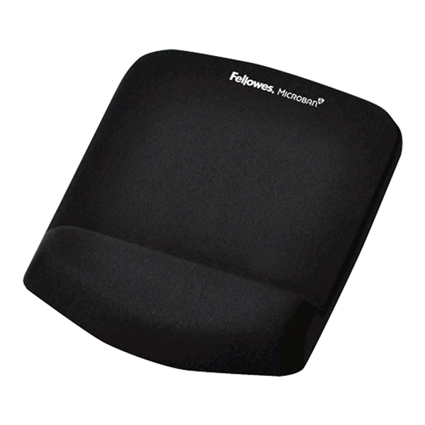 reposamunecas raton plushtouch negro fellowes 9252003