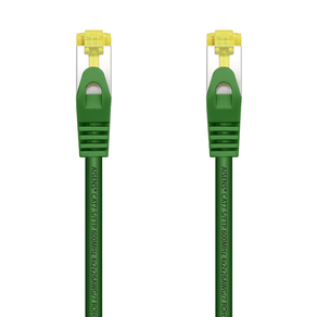AISENS Cable De Red Latiguillo RJ45 LSZH Cat 7 600 MHz S FTP PIMF AWG26  Verde  0 5 m