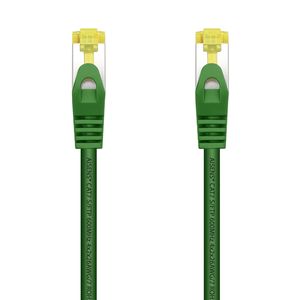 AISENS Cable De Red Latiguillo RJ45 LSZH Cat 7 600 MHz S FTP PIMF AWG26  Verde  0 5 m
