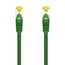 AISENS Cable De Red Latiguillo RJ45 LSZH Cat 7 600 MHz S FTP PIMF AWG26  Verde  0 5 m