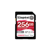 Miniatura 1 de KINGSTON 256GB CANVAS REACT PLUS SDXC UHS-II 280R/150W U3 V60 FOR FULL HD/4K